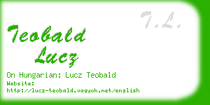 teobald lucz business card